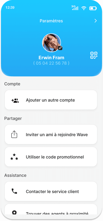 Wave redesign — home and balance